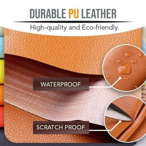 Leather Repair Patch Cuttable Self-Adhesive PU Leather