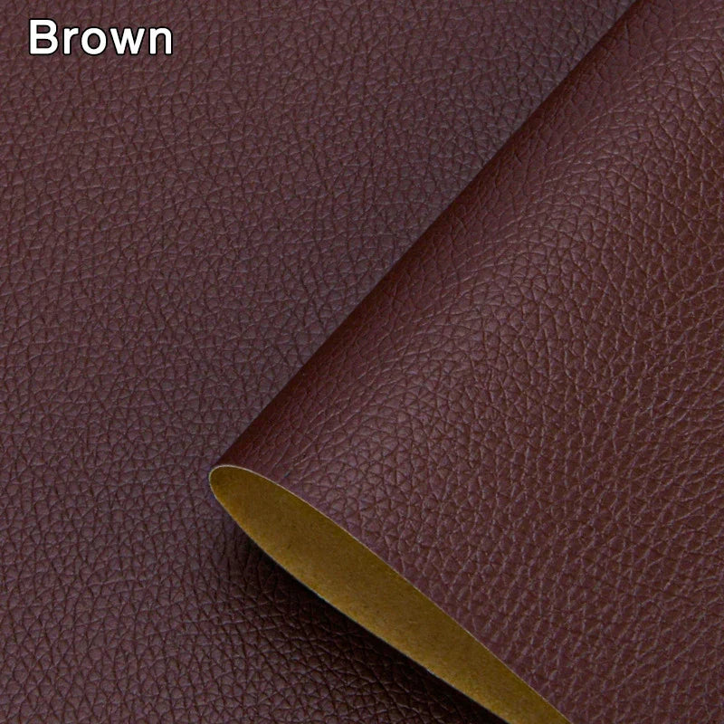 Leather Repair Patch Peel-And-Stick & Cut-To-Size