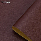 Leather Repair Patch Peel-And-Stick Trim-To-Size PU Leather