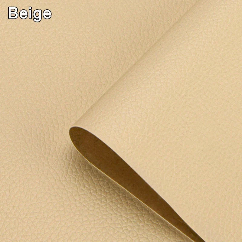 Leather Repair Patch Peel-And-Stick Trim-To-Size PU Leather