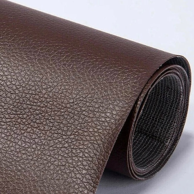 Leather Repair Patch Self-Adhesive Cuttable PU Leather 8x55 Inch