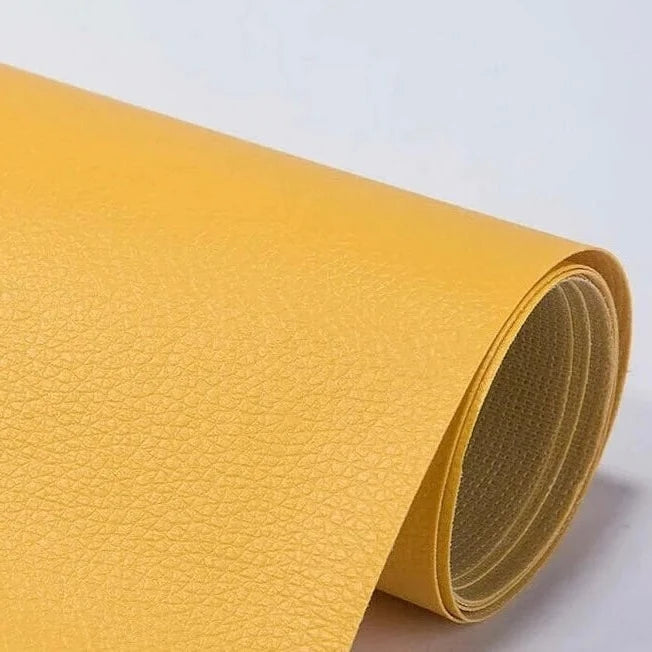 Leather Repair Patch Self-Adhesive Cuttable PU Leather 8x55 Inch