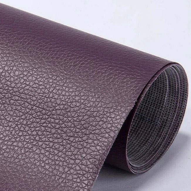 Leather Repair Patch Self-Adhesive Cuttable PU Leather 8x55 Inch