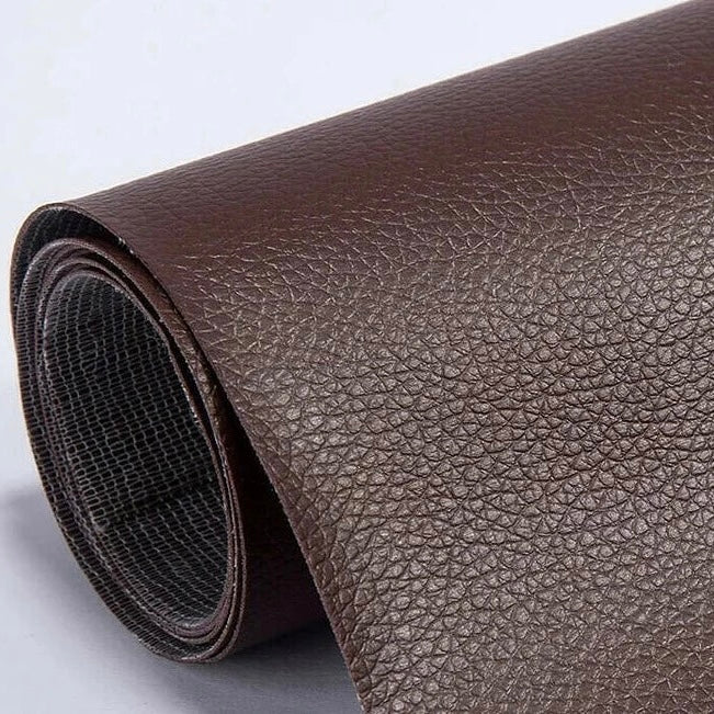 Leather Repair Patch Self-Adhesive Cuttable PU Leather 8x55 Inch