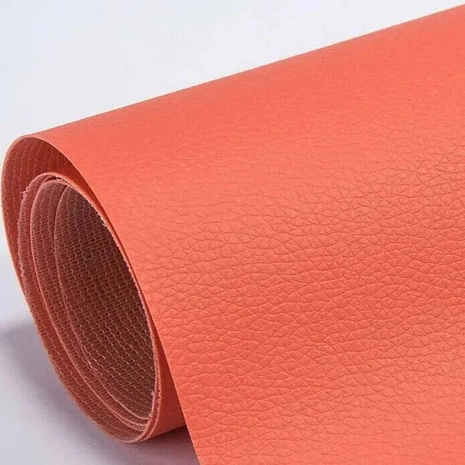 Leather Repair Patch Self-Adhesive Cuttable PU Leather 8x55 Inch