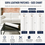 Leather Repair Patch Self-Adhesive Tear-Resistant 50 cm Wide