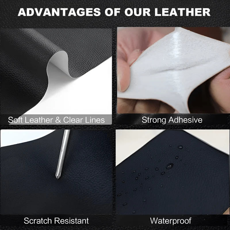 Leather Repair Patch Self-Adhesive Tear-Resistant 50 cm Wide