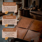 Leather Shoulder Bag Magnetic Flap & Adjustable Strap