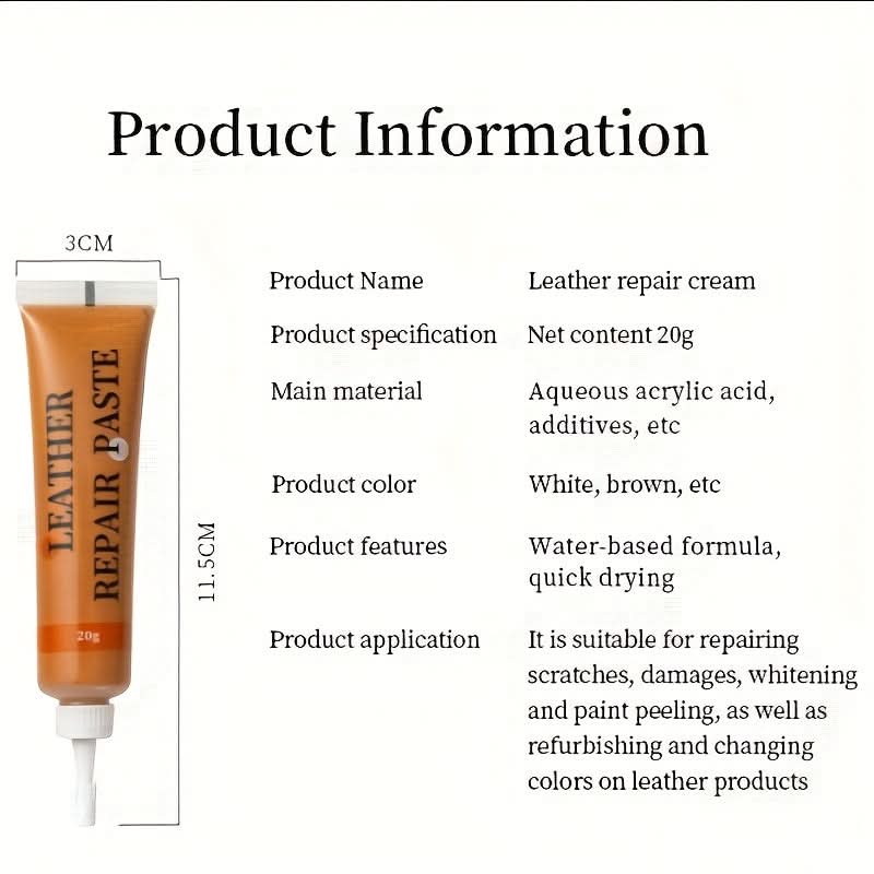 Leather & Vinyl Repair Kit Quick DIY Touch-Up