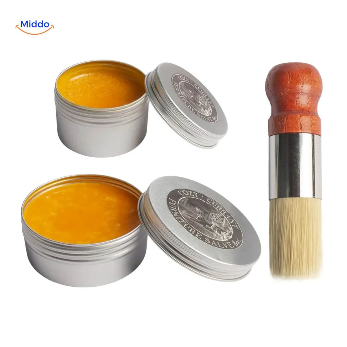 Leather & Wood Repair Balm Scratch Remover With Brush