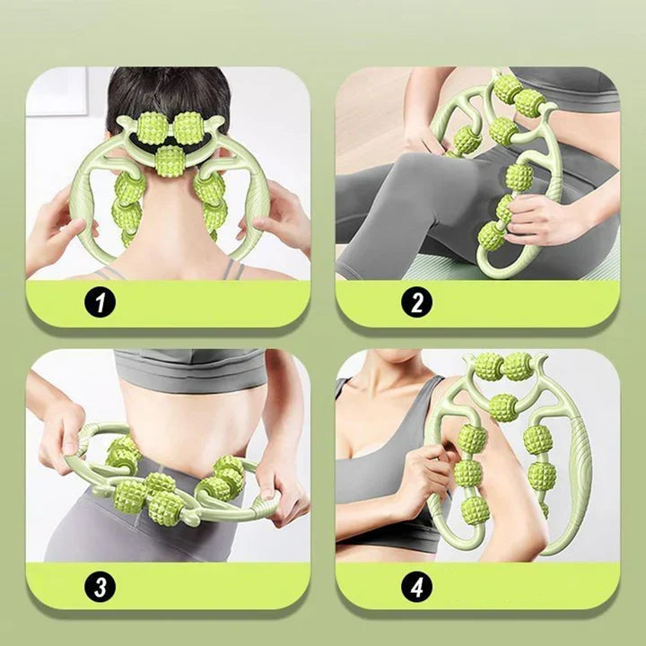 Leg Compression Massager Full-Leg 12-Point Adjustable Straps