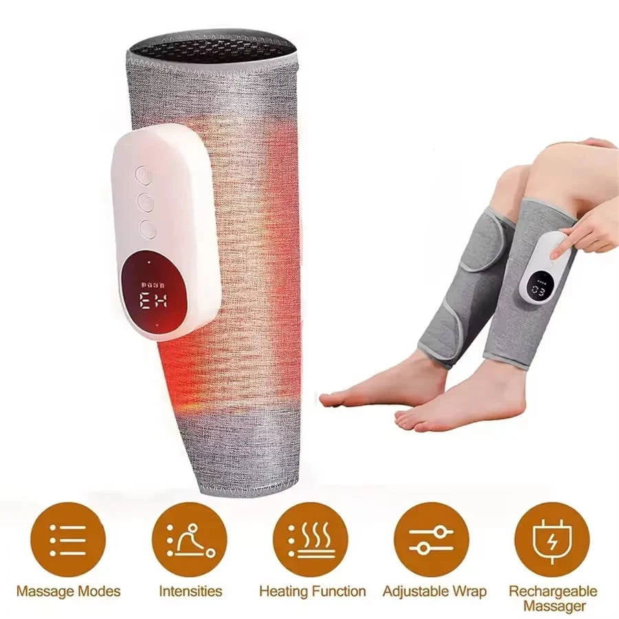 Leg Massager Cordless Heated Air-Compression