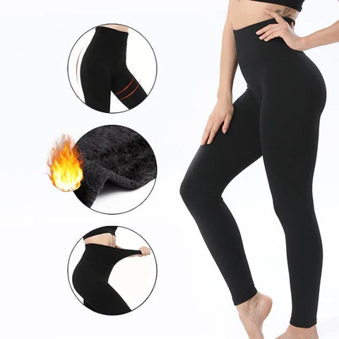 Leggings Fleece Lined High Waist Tummy Control