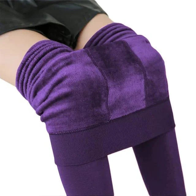 Leggings Fleece Lined High Waist Tummy Control