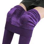 Leggings High-Rise Sculpting Fleece-Lined & Four-Way Stretch
