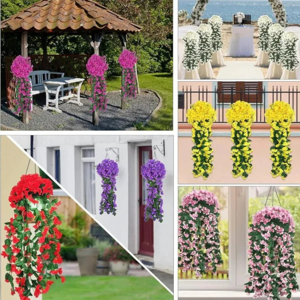 Lifelike Silk Maintenance-Free Orchid Cascade (90 cm)