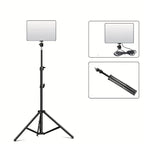 Light Stand Adjustable 43.3 Inch Aluminum LED Lamp Included