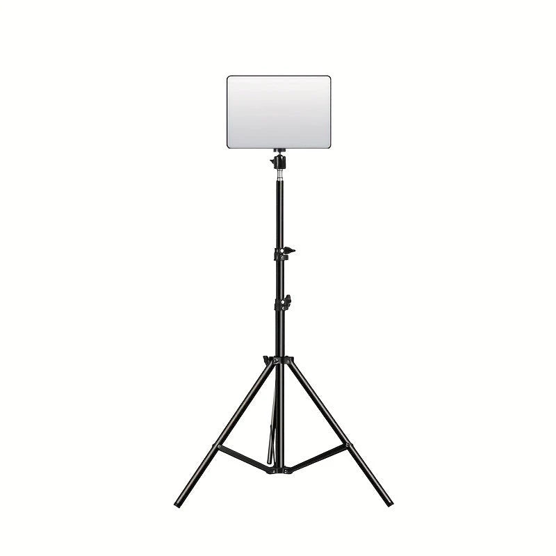 Light Stand Adjustable 43.3 Inch Aluminum LED Lamp Included