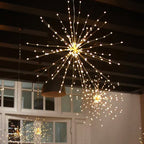 Light String Firework Design 200 LEDs Solar & Battery