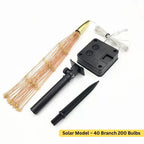 Light String Firework Design 200 LEDs Solar & Battery