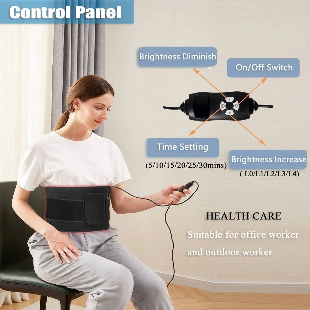 Light Therapy Wrap Dual Wavelength 360 LEDs Adjustable Strap