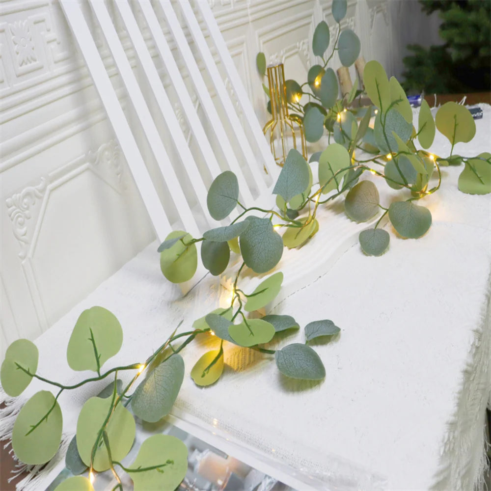 Lighted Branches Lifelike Olive Foliage Battery-Operated Warm White LEDs