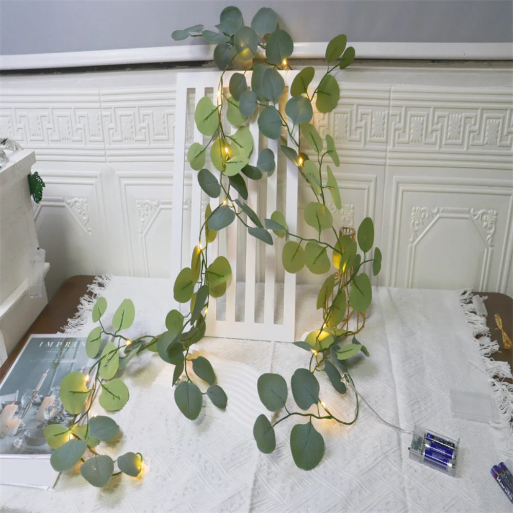 Lighted Branches Lifelike Olive Foliage Battery-Operated Warm White LEDs