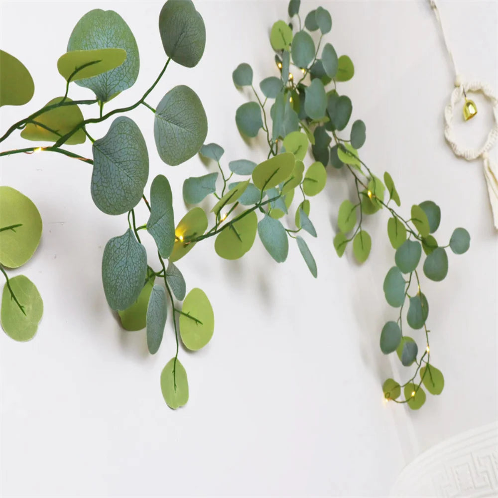 Lighted Branches Lifelike Olive Foliage Battery-Operated Warm White LEDs