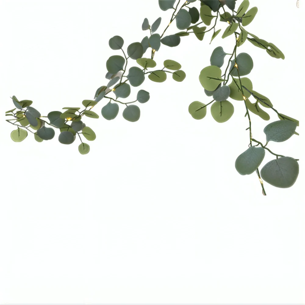 Lighted Branches Lifelike Olive Foliage Battery-Operated Warm White LEDs