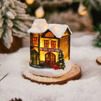 Lighted Christmas House Handcrafted Warm LED Weatherproof