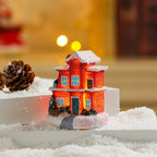 Lighted Christmas House Handcrafted Warm LED Weatherproof