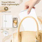 Lighted Makeup Mirror 10X Magnification Adjustable LED Rechargeable