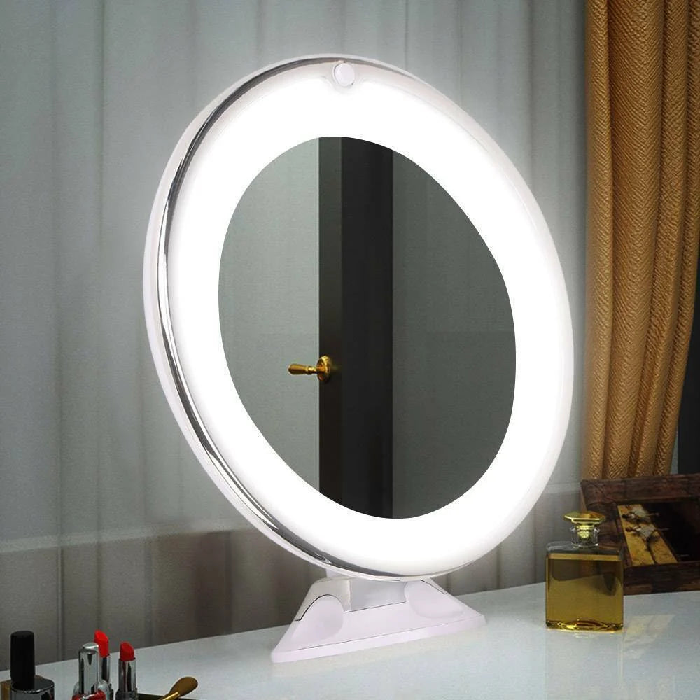 Lighted Makeup Mirror 10x Magnification LED Daylight