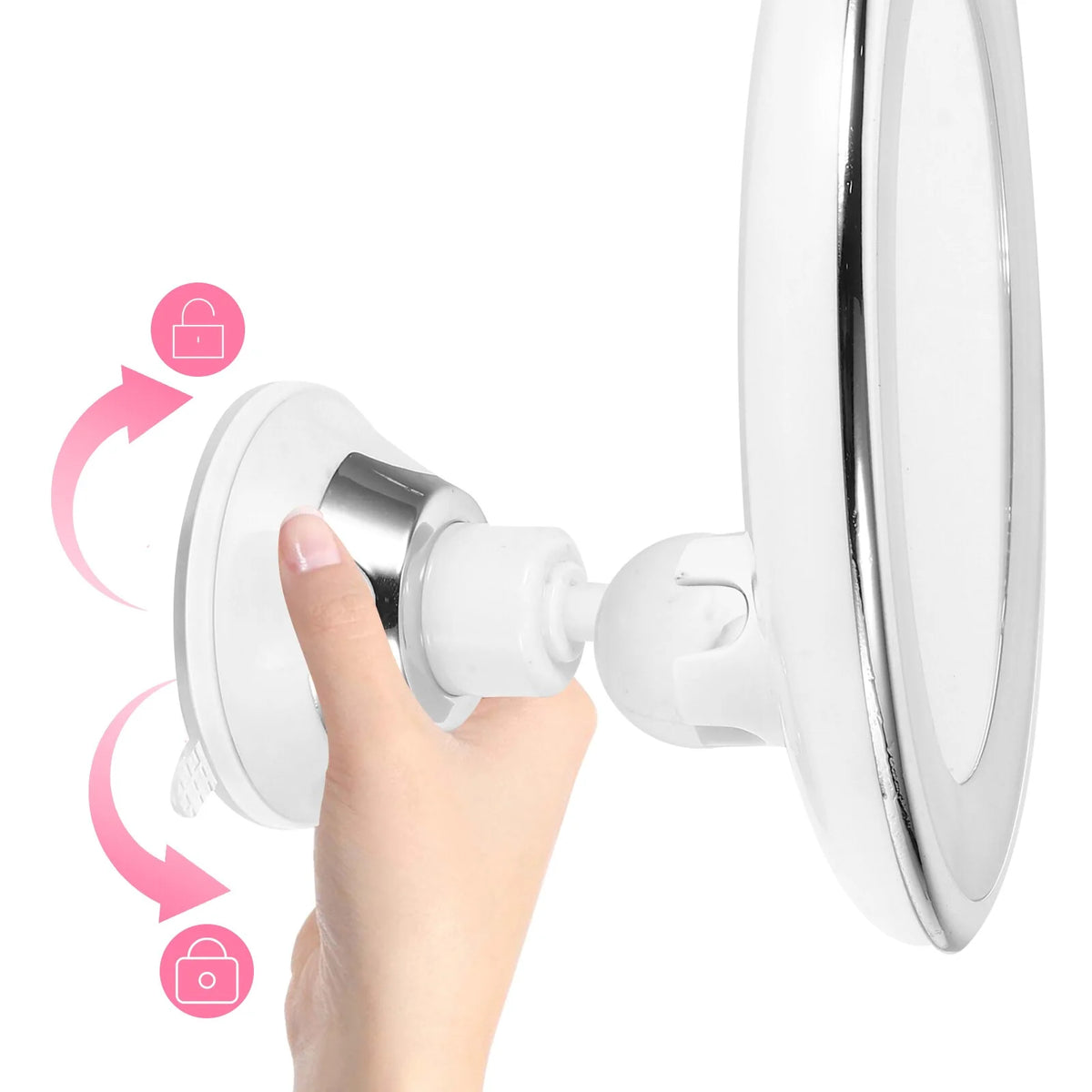 Lighted Makeup Mirror 10x Magnification LED Daylight