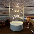 Lighted Message Board Illuminated Acrylic With Light Pen