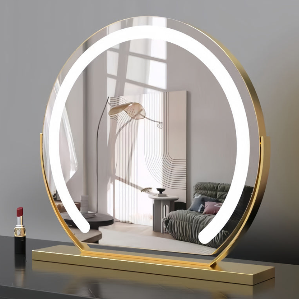 Lighted Vanity Mirror Tri-Tone LED 360° Rotation Rechargeable