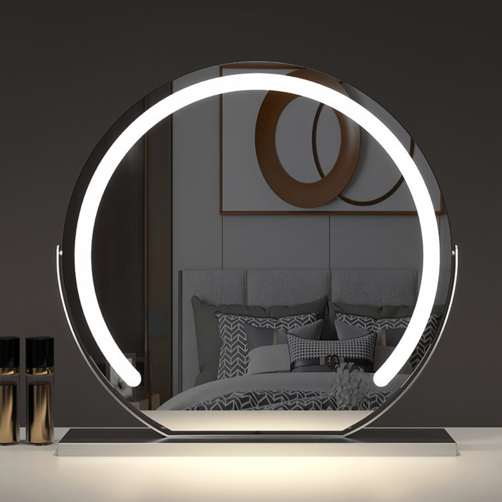 Lighted Vanity Mirror Tri-Tone LED 360° Rotation Rechargeable