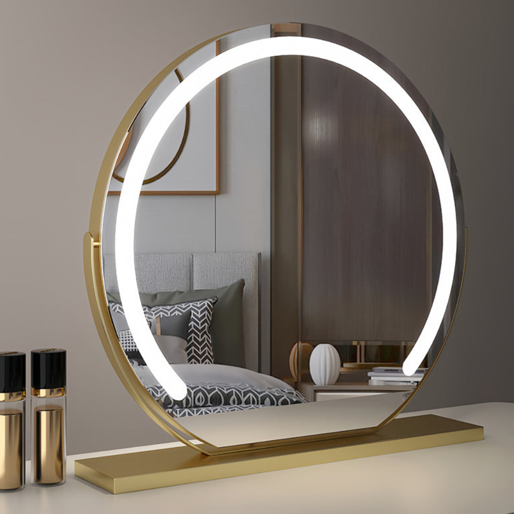 Lighted Vanity Mirror Tri-Tone LED 360° Rotation Rechargeable