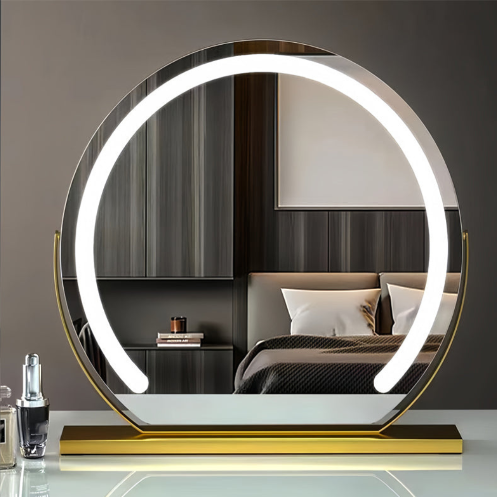 Lighted Vanity Mirror Tri-Tone LED 360° Rotation Rechargeable