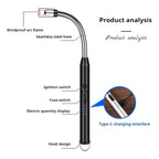 Lighter Windproof Compact Metal & ABS