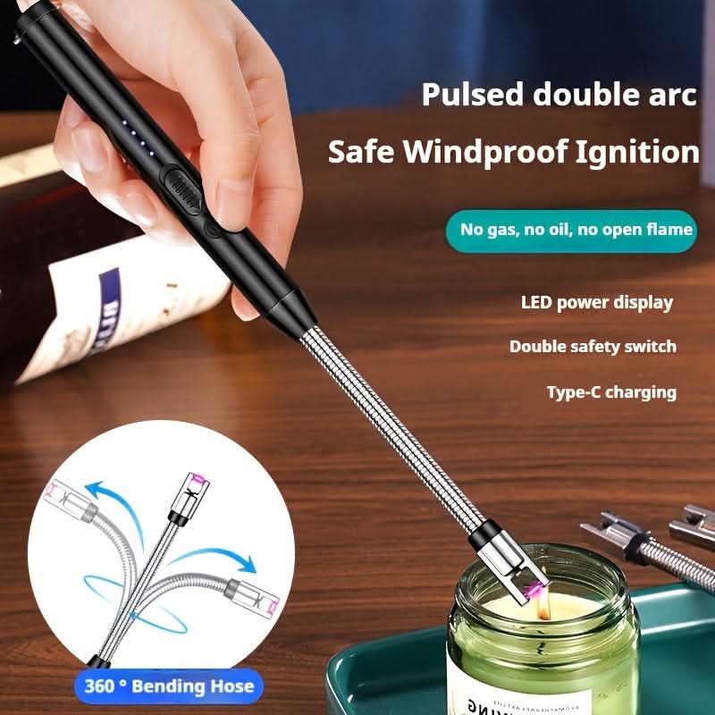 Lighter Windproof Compact Metal & ABS