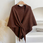 Lightweight Breathable Microfiber Triangle Shawl Cape