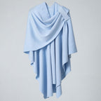 Lightweight Draped Microfiber Shawl Coat