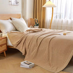 Lightweight Quick-Dry Waffle Cotton Blanket (All-Season)