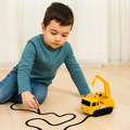 Line-Following Toy Car Pen-Drawn Tracks Battery-Free