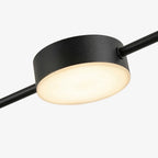 Linear LED Pendant Light Adjustable Height Three-Color Dimmable