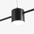 Linear LED Pendant Light Adjustable Height Three-Color Dimmable