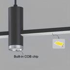 Linear Pendant Light Slim Integrated LED Dimmable