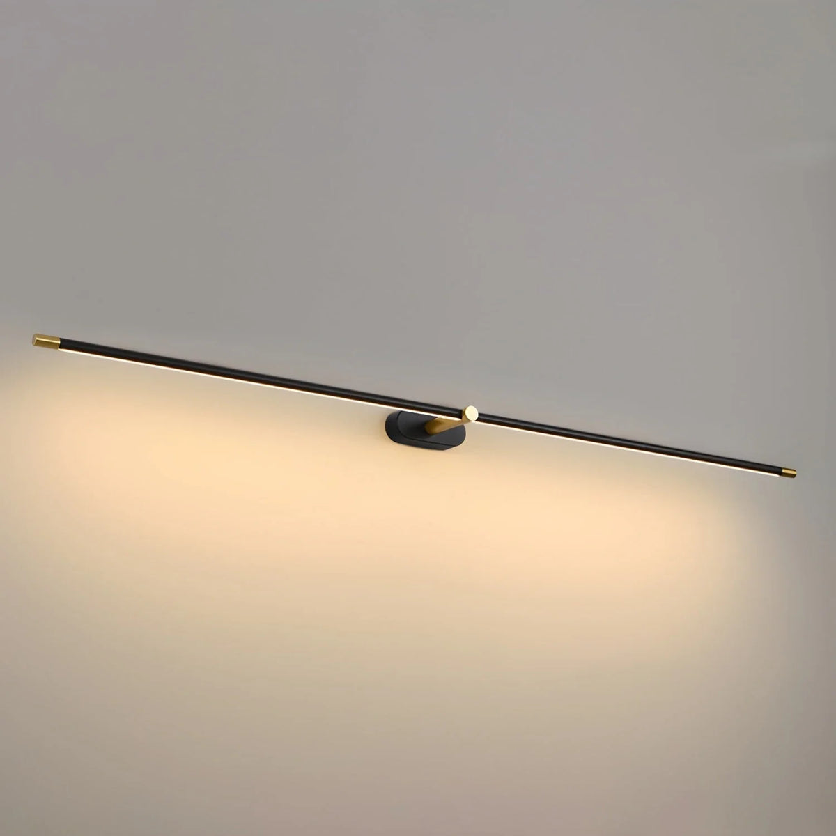 Linear Wall Sconce Battery-Powered Pivoting Warm White LED