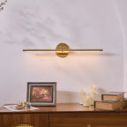 Linear Wall Sconce Battery-Powered Pivoting Warm White LED